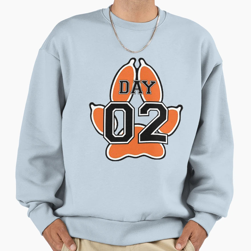 Foxhole Court Day Paw Sweatshirt - Novelty Apparel Men Women - T-Shirt, Sweatshirt, Hoodie