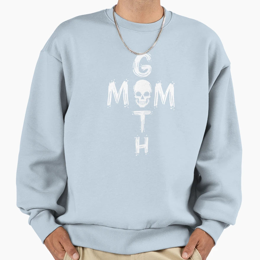Goth Mom Mothers Day Gothic Skull Sweatshirt - Novelty Apparel for Adults - T-Shirt, Sweatshirt, Hoodie