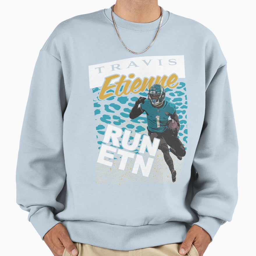 Travis Etienne Sweatshirt - Custom Art Print for Adults - T-Shirt, Sweatshirt, Hoodie