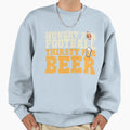 Beer And Football Sweatshirt - Graphic Print Men Women - T-Shirt, Sweatshirt, Hoodie