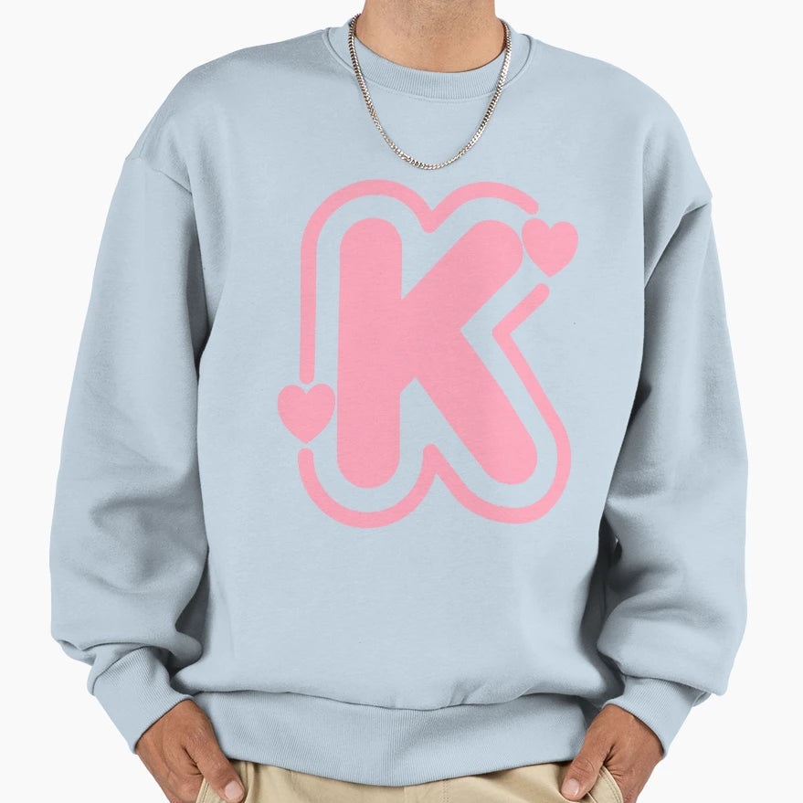 Alphabet Abc I Love You Valentines Sweatshirt - Trendy Graphic Men Women - T-Shirt, Sweatshirt, Hoodie