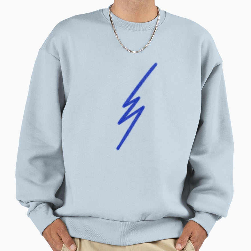 Lightning Strike Sweatshirt - Custom Art Print for Adults - T-Shirt, Sweatshirt, Hoodie