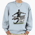 Soccer Player Sweatshirt - Unique Graphic for Adults - T-Shirt, Sweatshirt, Hoodie