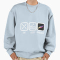 Eat Sleep Procreate Sweatshirt - Unique Graphic Unisex - T-Shirt, Sweatshirt, Hoodie