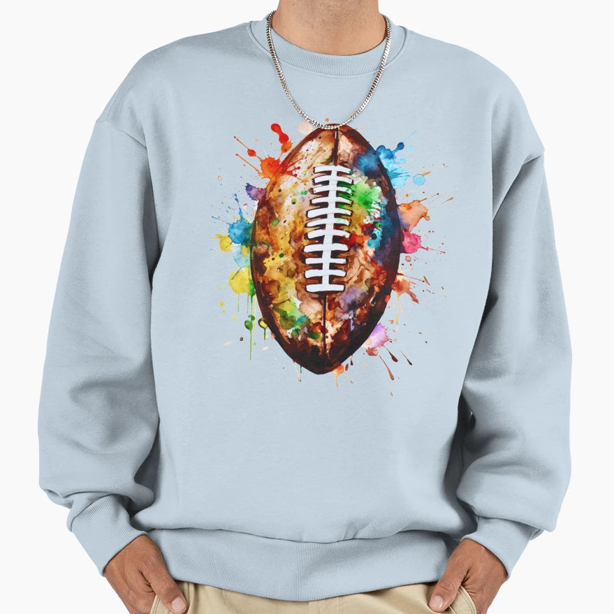 American Football Colorful Sweatshirt - Fun Novelty Design Unisex - T-Shirt, Sweatshirt, Hoodie
