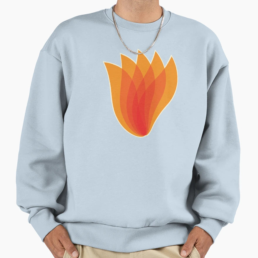 Flame Sweatshirt - Graphic Print for Adults - T-Shirt, Sweatshirt, Hoodie
