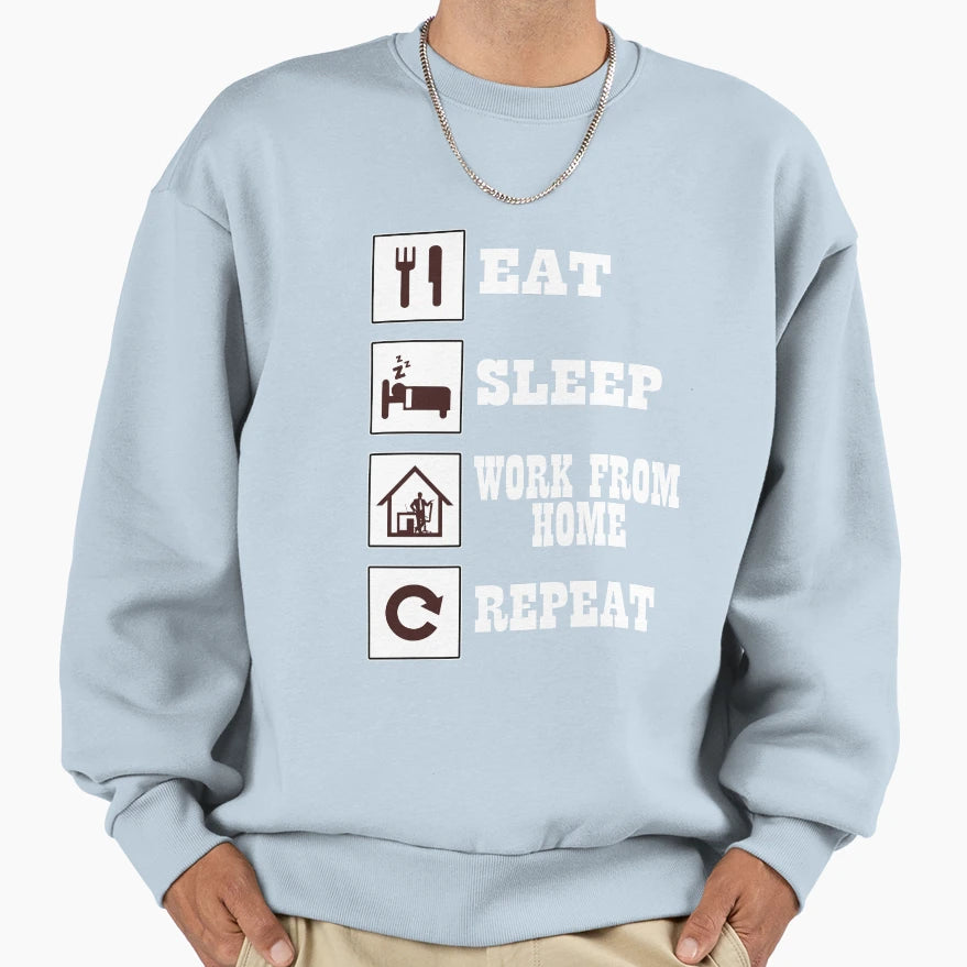 Work From Home Gifts Home Office Gifts Sweatshirt - Graphic Print Unisex - T-Shirt, Sweatshirt, Hoodie