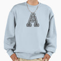 Letter Initial Sweatshirt - Casual Everyday Wear Unisex - T-Shirt, Sweatshirt, Hoodie