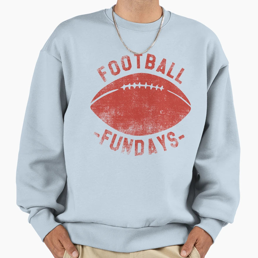 Football Fundays Sunday Funday T-Shirt - Fun Novelty Design for Adults - T-Shirt, Sweatshirt, Hoodie