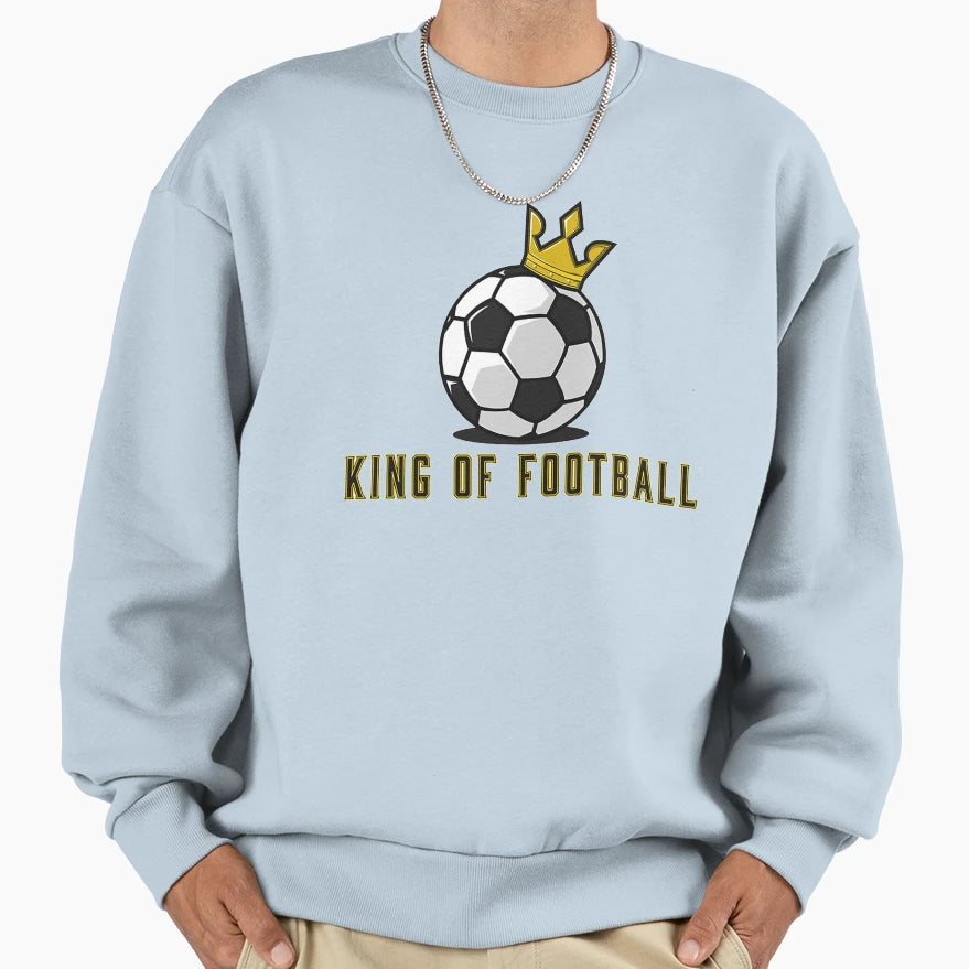 King Football Sweatshirt - Fun Novelty Design Unisex - T-Shirt, Sweatshirt, Hoodie