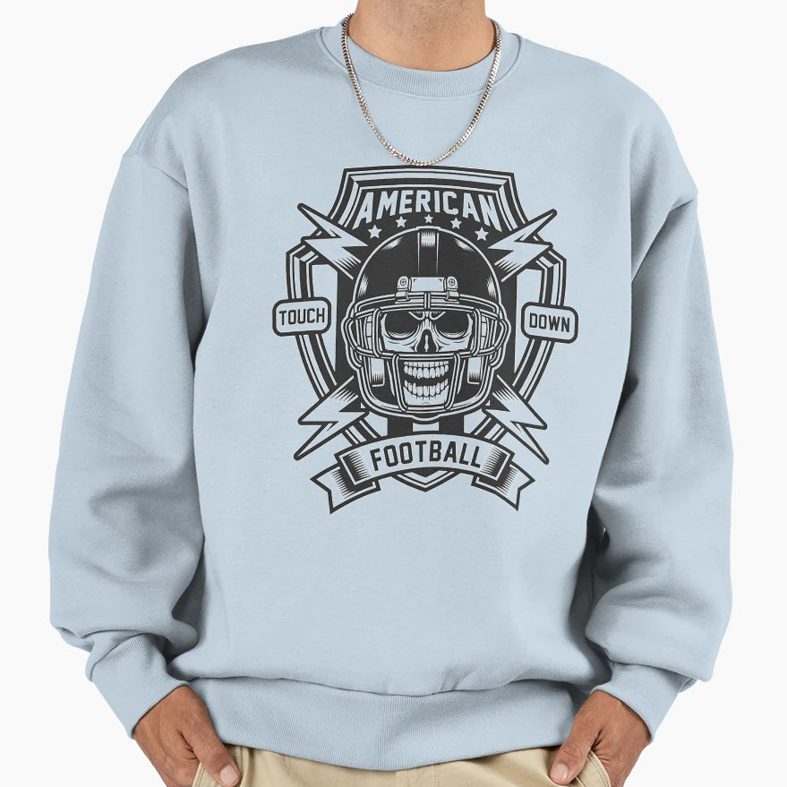 American Football Sweatshirt - Trendy Graphic Men Women - T-Shirt, Sweatshirt, Hoodie
