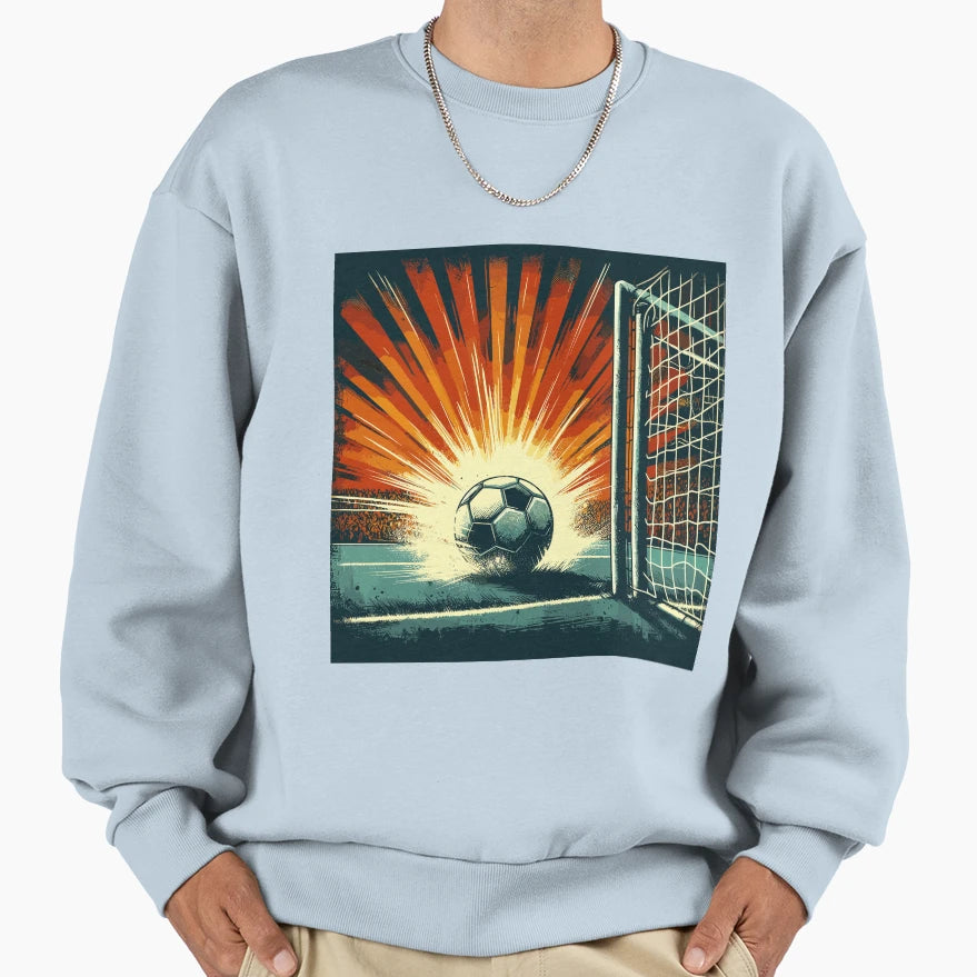 Kick Goal Opportunity Sweatshirt - Aesthetic Graphic for Adults - T-Shirt, Sweatshirt, Hoodie