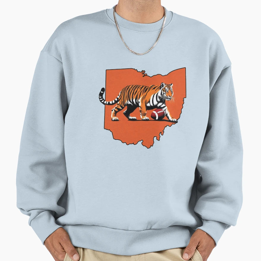 Ohio Tiger Sweatshirt - Streetwear Style Men Women - T-Shirt, Sweatshirt, Hoodie