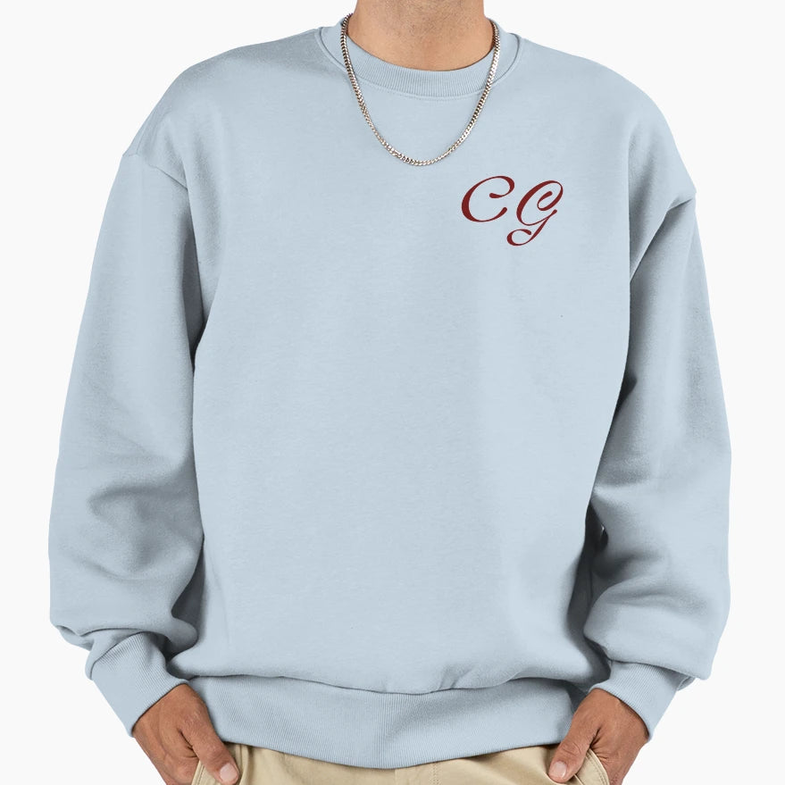 Cg Initial Sweatshirt - Custom Art Print Men Women - T-Shirt, Sweatshirt, Hoodie