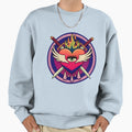 Flaming Heart Eye Sweatshirt - Fun Novelty Design Unisex - T-Shirt, Sweatshirt, Hoodie
