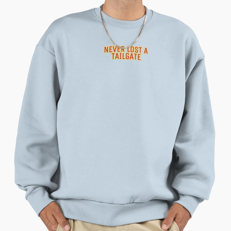 Never Lost Tailgate Sweatshirt - Casual Everyday Wear Men Women - T-Shirt, Sweatshirt, Hoodie