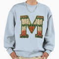 M Monogram Waffle Stitch Sweatshirt - Casual Everyday Wear for Adults - T-Shirt, Sweatshirt, Hoodie