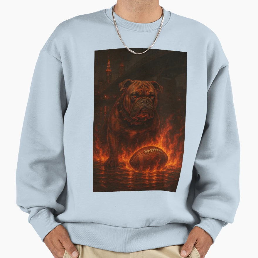 Cleveland Football V5 Sweatshirt - Minimalist Print Men Women - T-Shirt, Sweatshirt, Hoodie