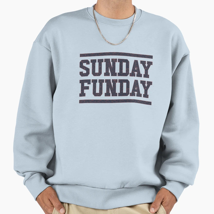 Sunday Funday Patriots Sweatshirt - Casual Everyday Wear for Adults - T-Shirt, Sweatshirt, Hoodie