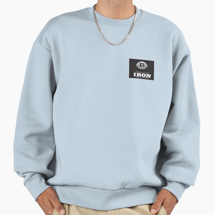 Birmingham Iron Aaf Football Sweatshirt - Trendy Graphic Men Women - T-Shirt, Sweatshirt, Hoodie