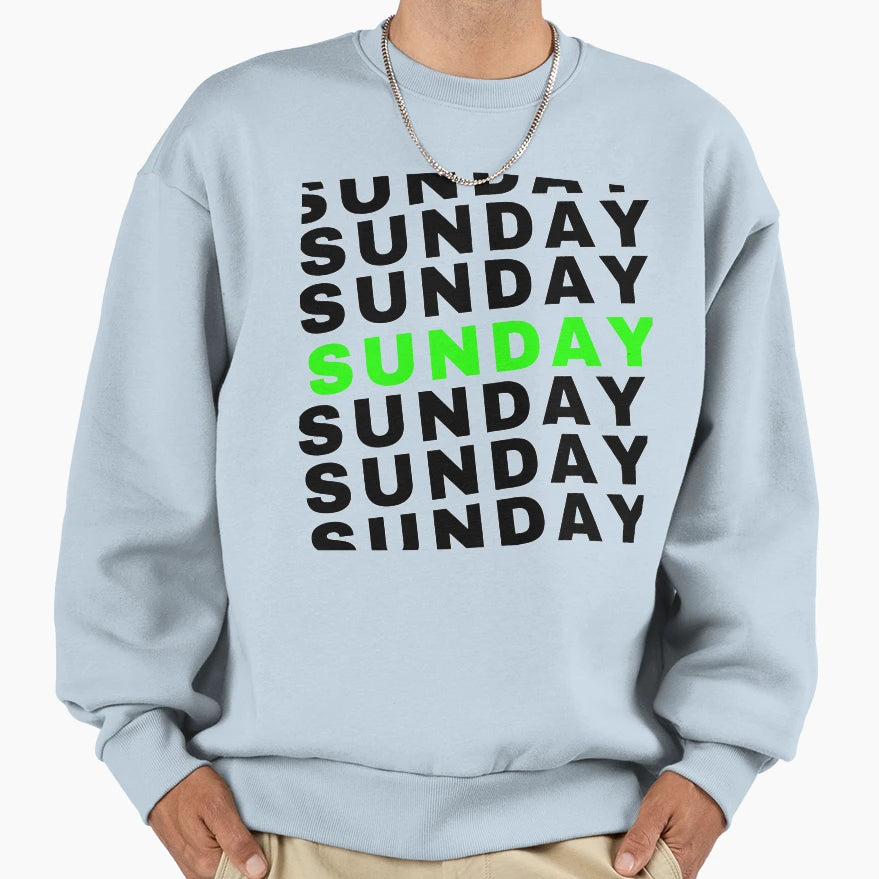 Sunday And Hoodie - Fun Novelty Design for Adults - T-Shirt, Sweatshirt, Hoodie