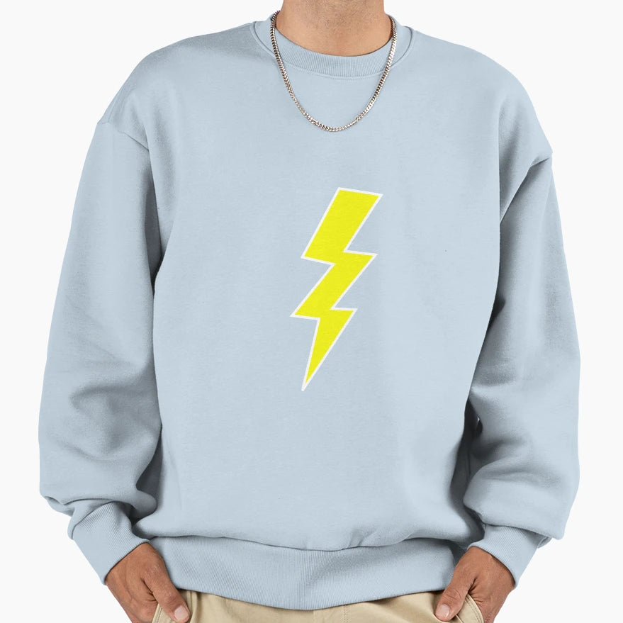 Lightning Bolt Sweatshirt - Graphic Print for Adults - T-Shirt, Sweatshirt, Hoodie