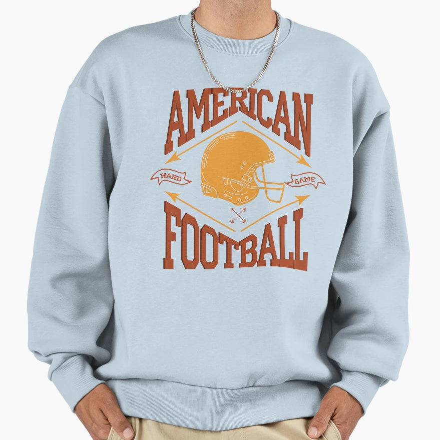 American Football Sweatshirt - Trendy Graphic Unisex - T-Shirt, Sweatshirt, Hoodie