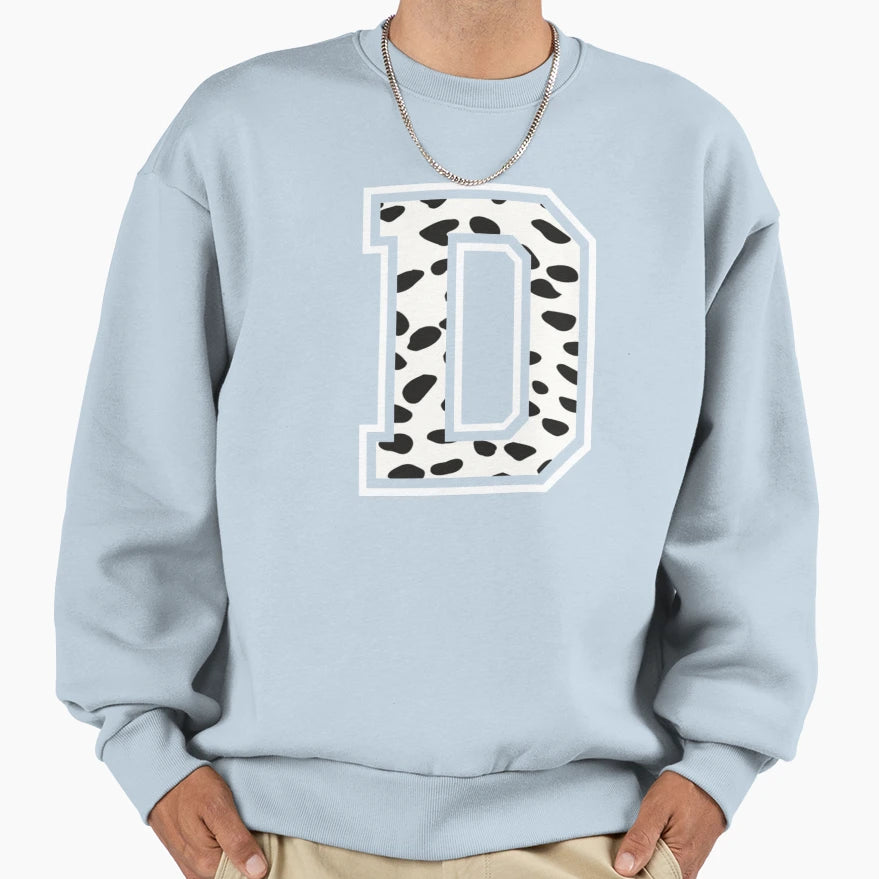 D Is Dalmatian Sweatshirt - Casual Everyday Wear Men Women - T-Shirt, Sweatshirt, Hoodie
