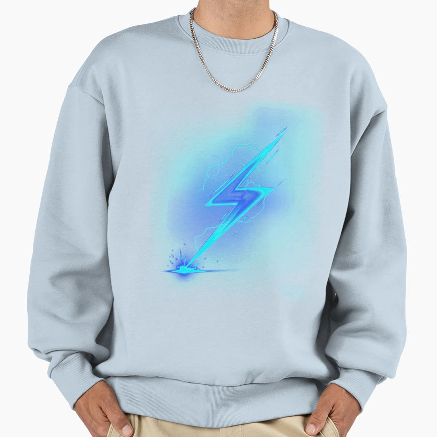 Abstract Lightning Sweatshirt - Novelty Apparel Men Women - T-Shirt, Sweatshirt, Hoodie
