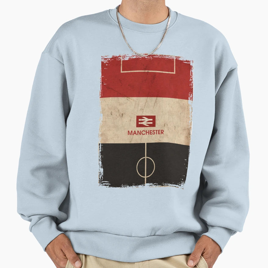 Manchester United Football Casuals T-Shirt - Minimalist Print Unisex - T-Shirt, Sweatshirt, Hoodie