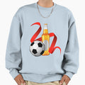 Beer Football Sweatshirt - Custom Art Print Men Women - T-Shirt, Sweatshirt, Hoodie
