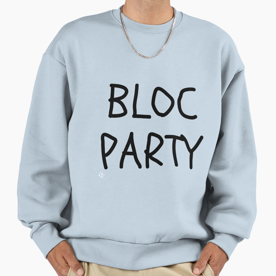Block Party Band Sweatshirt - Minimalist Print Unisex - T-Shirt, Sweatshirt, Hoodie