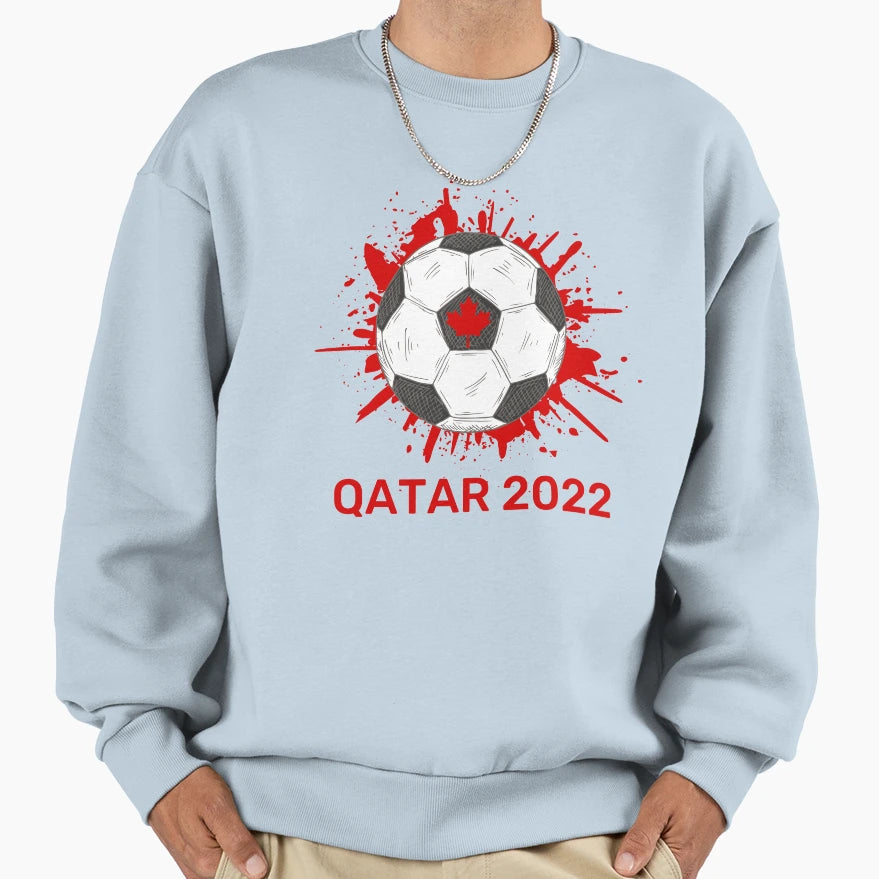 Made Canada Canada Soccer 2022 Sweatshirt - Fun Novelty Design Men Women - T-Shirt, Sweatshirt, Hoodie