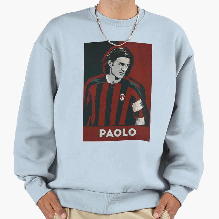 Paolo Maldini Sweatshirt - Minimalist Print Men Women - T-Shirt, Sweatshirt, Hoodie