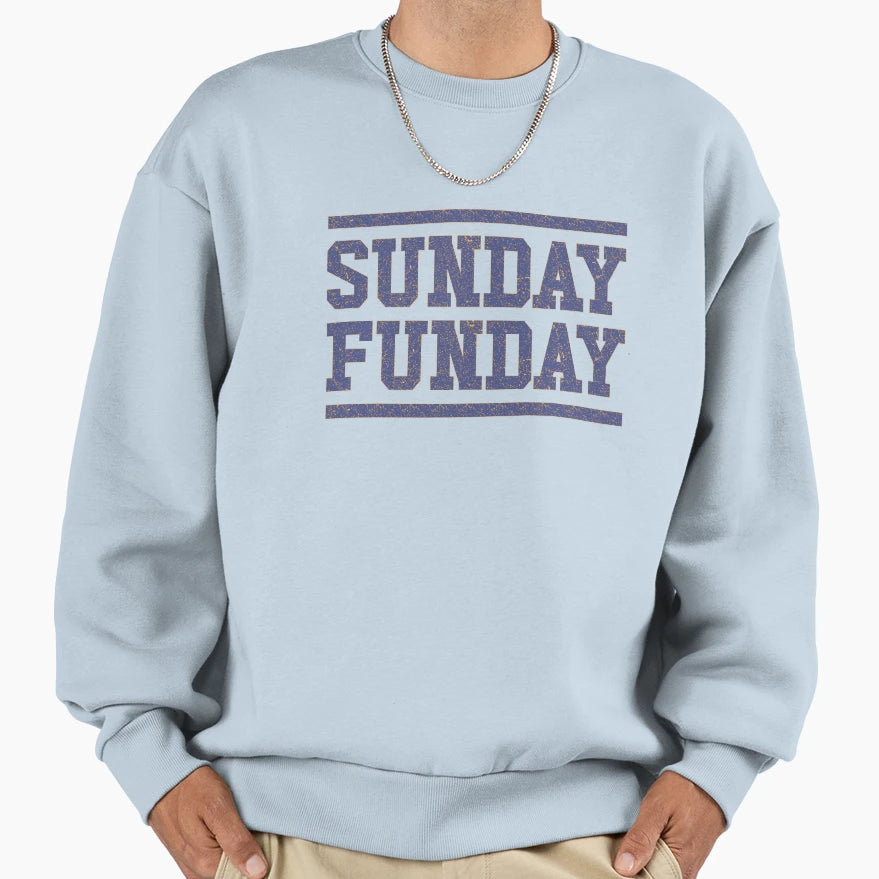 Sunday Funday Rams Sweatshirt - Graphic Print for Adults - T-Shirt, Sweatshirt, Hoodie