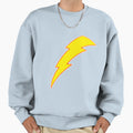 Super Hero Logo Lightning Bolt Sweatshirt - Unique Graphic Unisex - T-Shirt, Sweatshirt, Hoodie