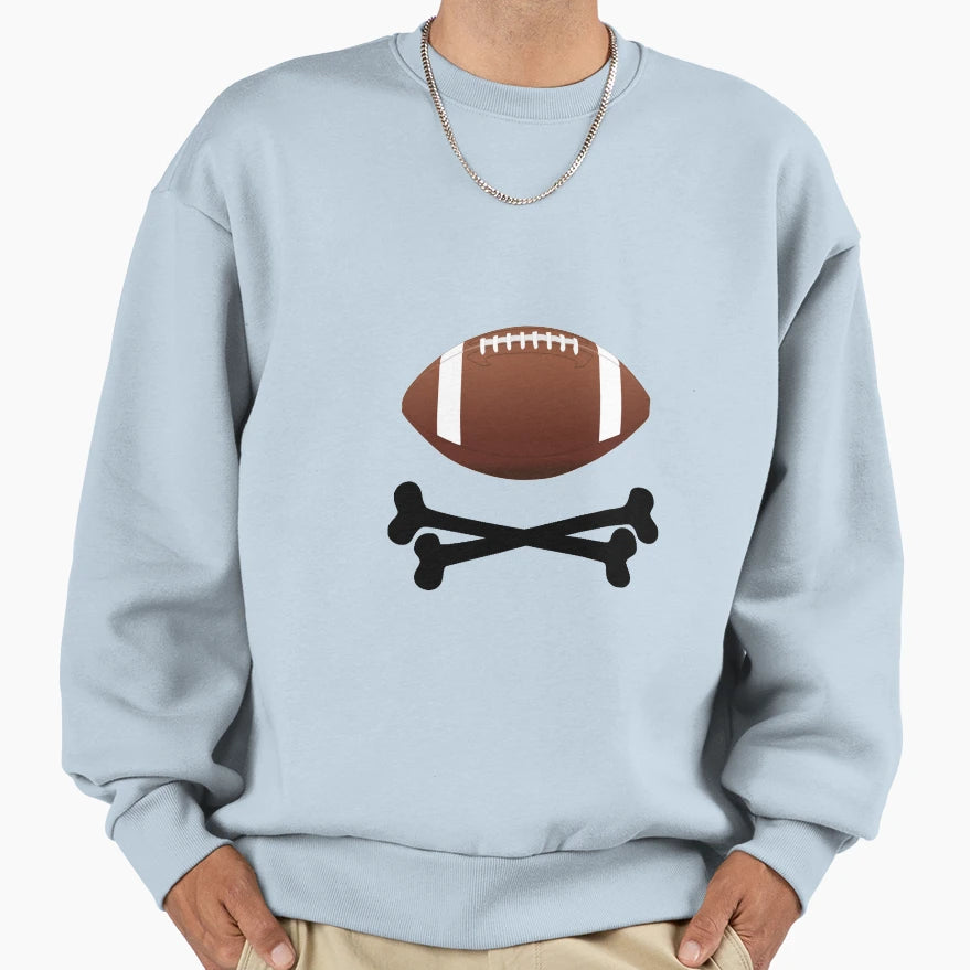 Pirate Football Sweatshirt - Custom Art Print for Adults - T-Shirt, Sweatshirt, Hoodie