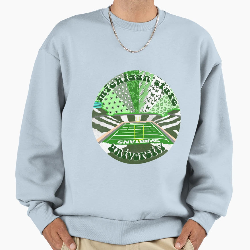 Football Sweatshirt - Minimalist Print Men Women - T-Shirt, Sweatshirt, Hoodie