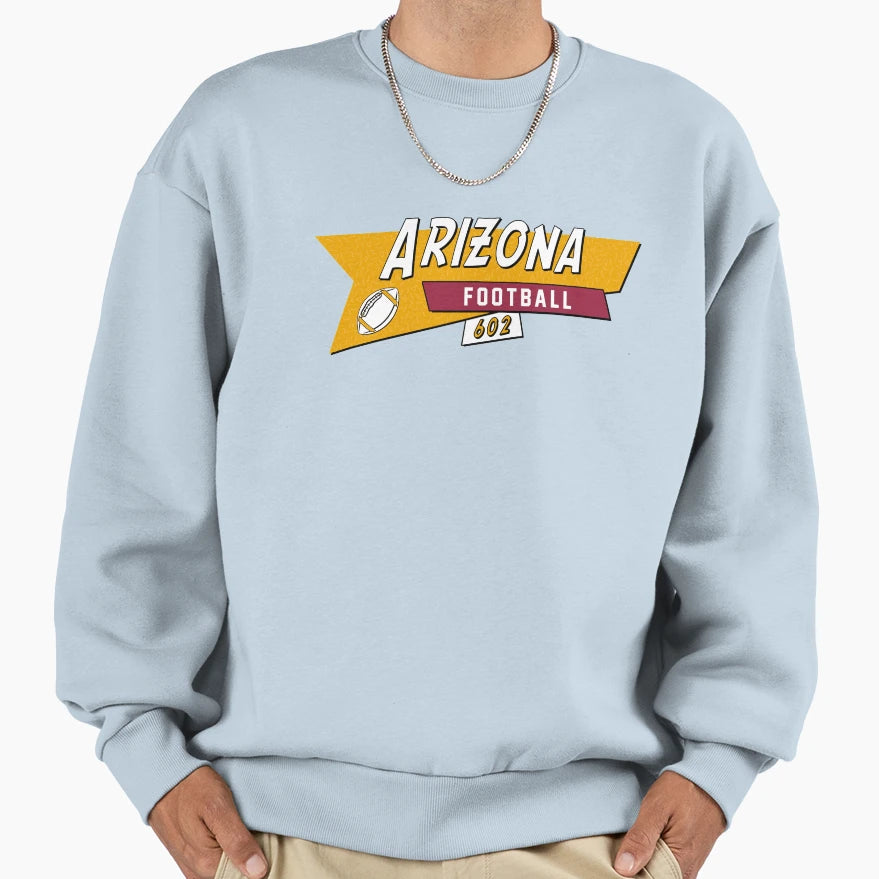 Arizona 90S Football Sweatshirt - Fun Novelty Design Unisex - T-Shirt, Sweatshirt, Hoodie