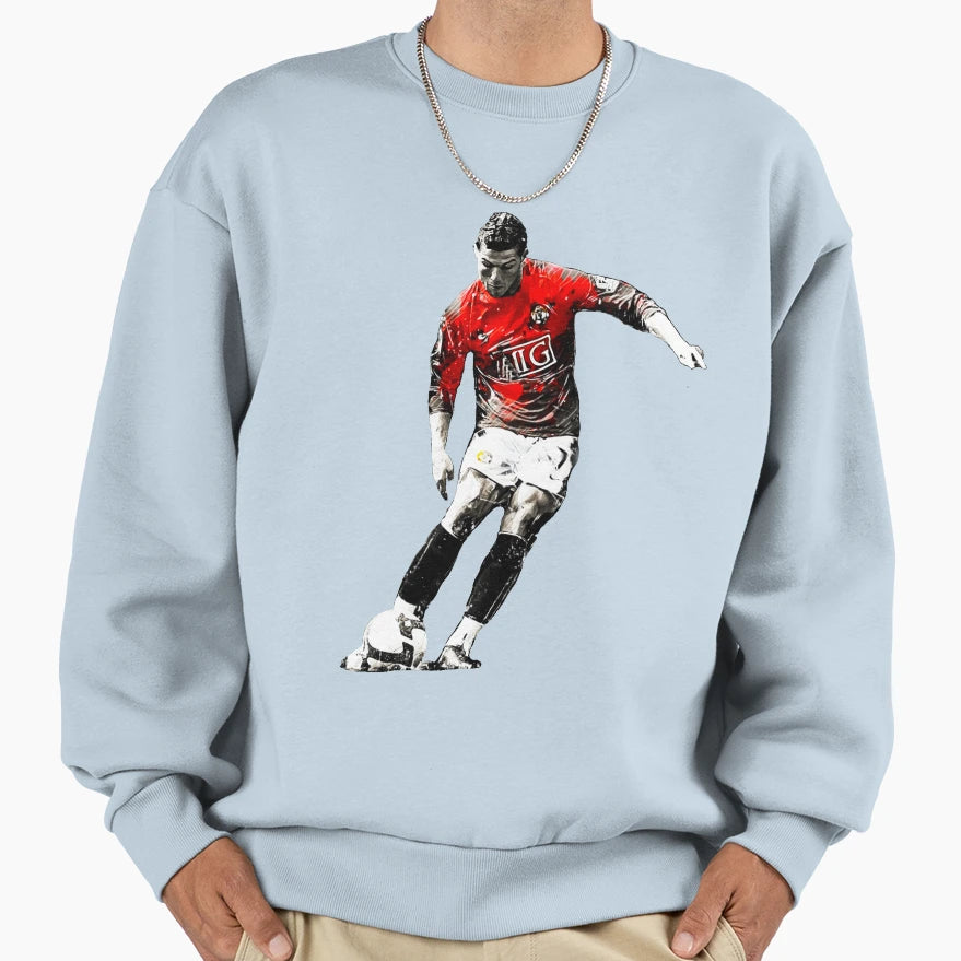 Cristiano Ronaldo Manchester 2008 Sweatshirt - Fun Novelty Design Unisex - T-Shirt, Sweatshirt, Hoodie