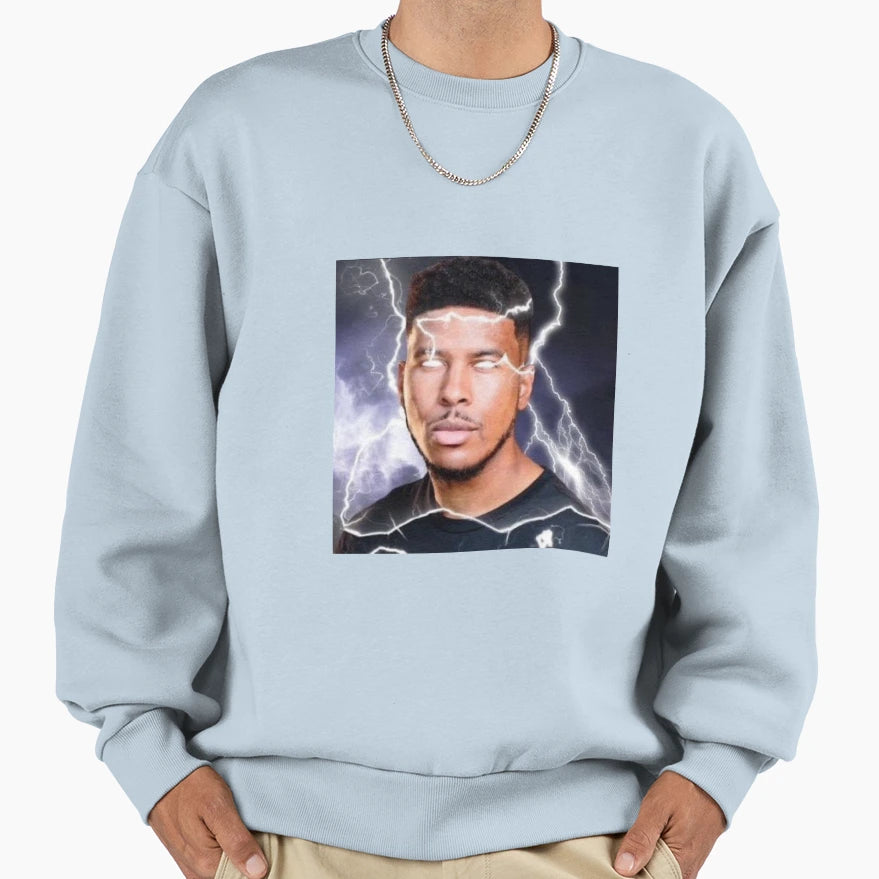 Low Tier God Lightning Sweatshirt - Trendy Graphic for Adults - T-Shirt, Sweatshirt, Hoodie