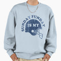 Sunday Is My Funday Football Sweatshirt - Fun Novelty Design for Adults - T-Shirt, Sweatshirt, Hoodie