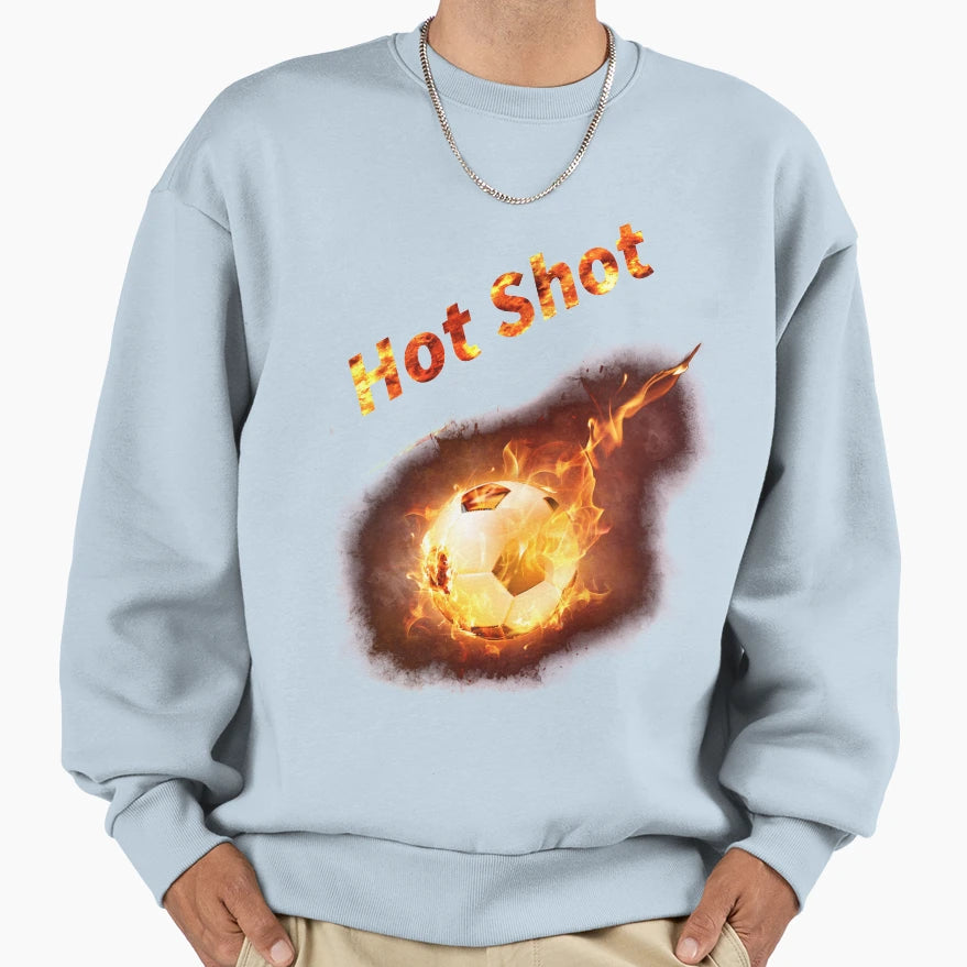 Hot Shot Sweatshirt - Aesthetic Graphic for Adults - T-Shirt, Sweatshirt, Hoodie