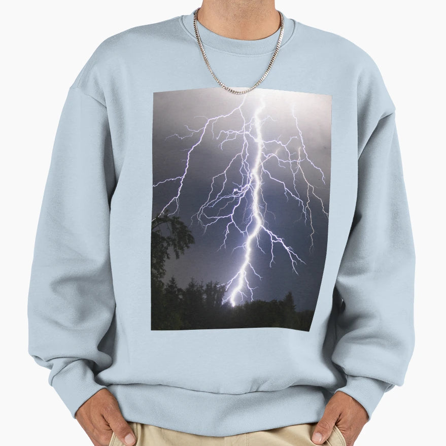 Lightening Sweatshirt - Custom Art Print for Adults - T-Shirt, Sweatshirt, Hoodie