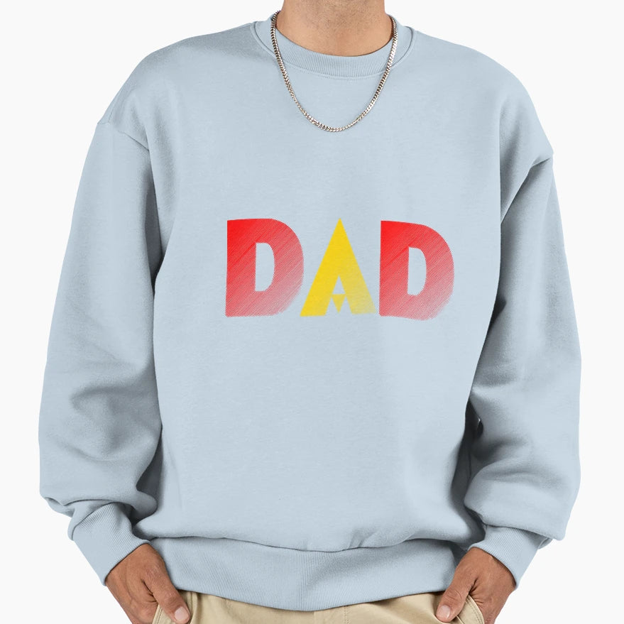 Heroic Dad Sweatshirt - Aesthetic Graphic Men Women - T-Shirt, Sweatshirt, Hoodie