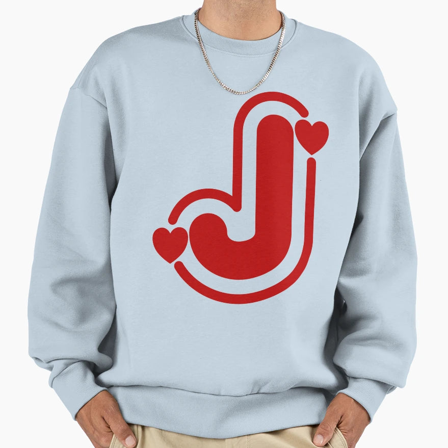 Alphabet Abc I Love You Sweatshirt - Fun Novelty Design for Adults - T-Shirt, Sweatshirt, Hoodie