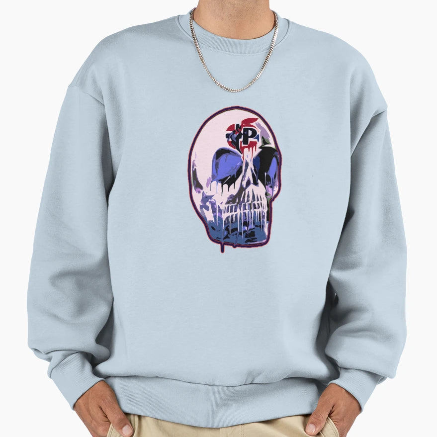Skully Sweatshirt - Streetwear Style Unisex - T-Shirt, Sweatshirt, Hoodie