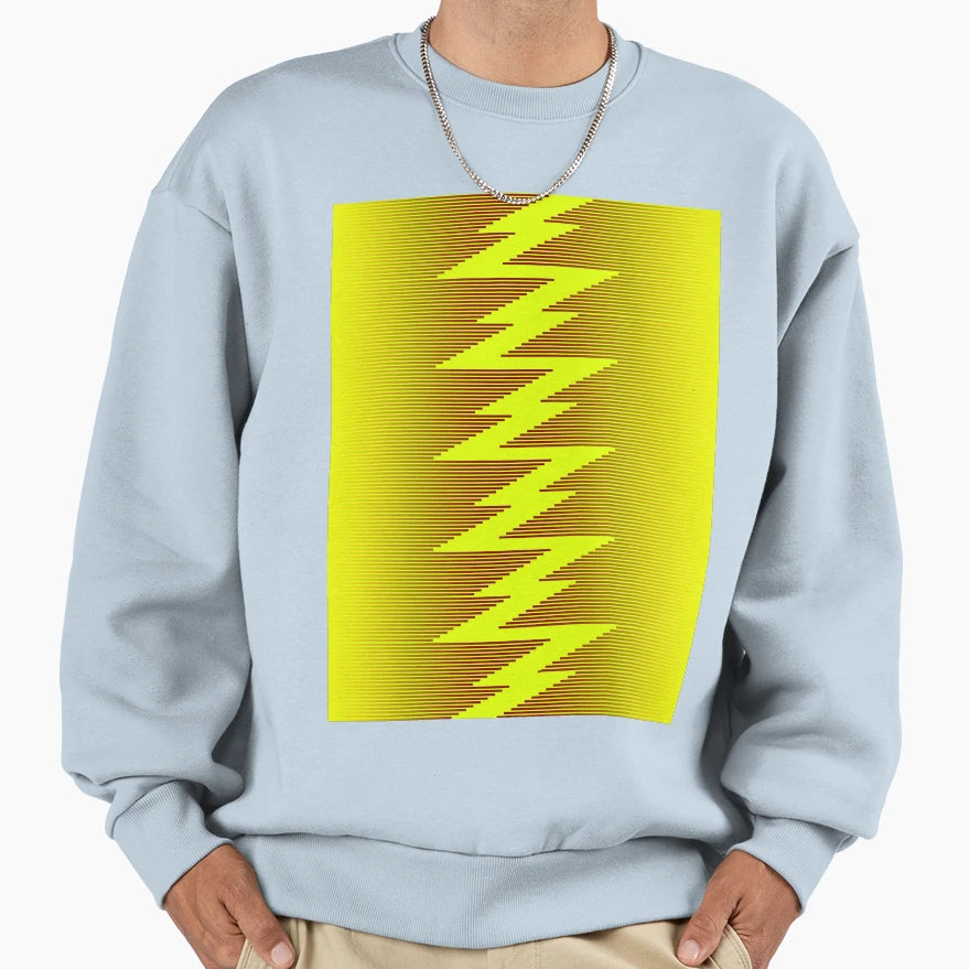Modern Lightning Bolts Art Home Sweatshirt - Novelty Apparel for Adults - T-Shirt, Sweatshirt, Hoodie