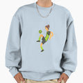 Football Player Ponytail Isolated Sweatshirt - Trendy Graphic for Adults - T-Shirt, Sweatshirt, Hoodie