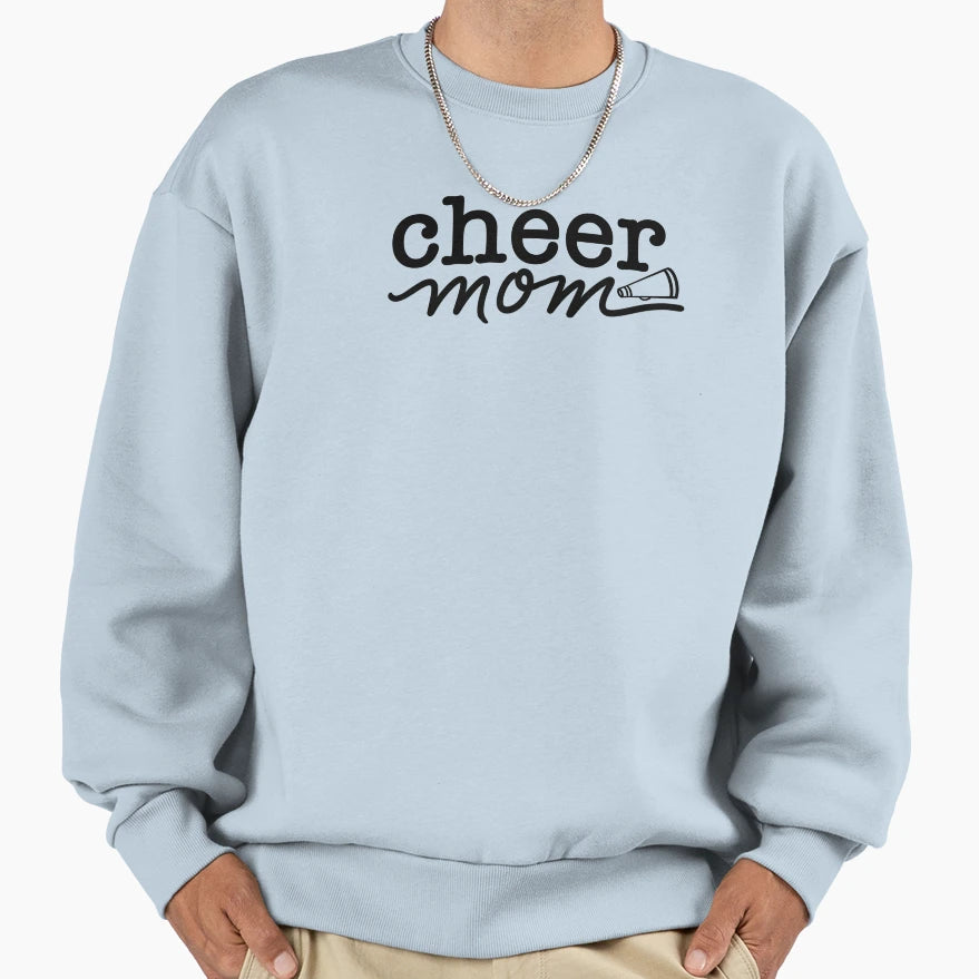 Cheer Mom Sweatshirt - Minimalist Print Men Women - T-Shirt, Sweatshirt, Hoodie